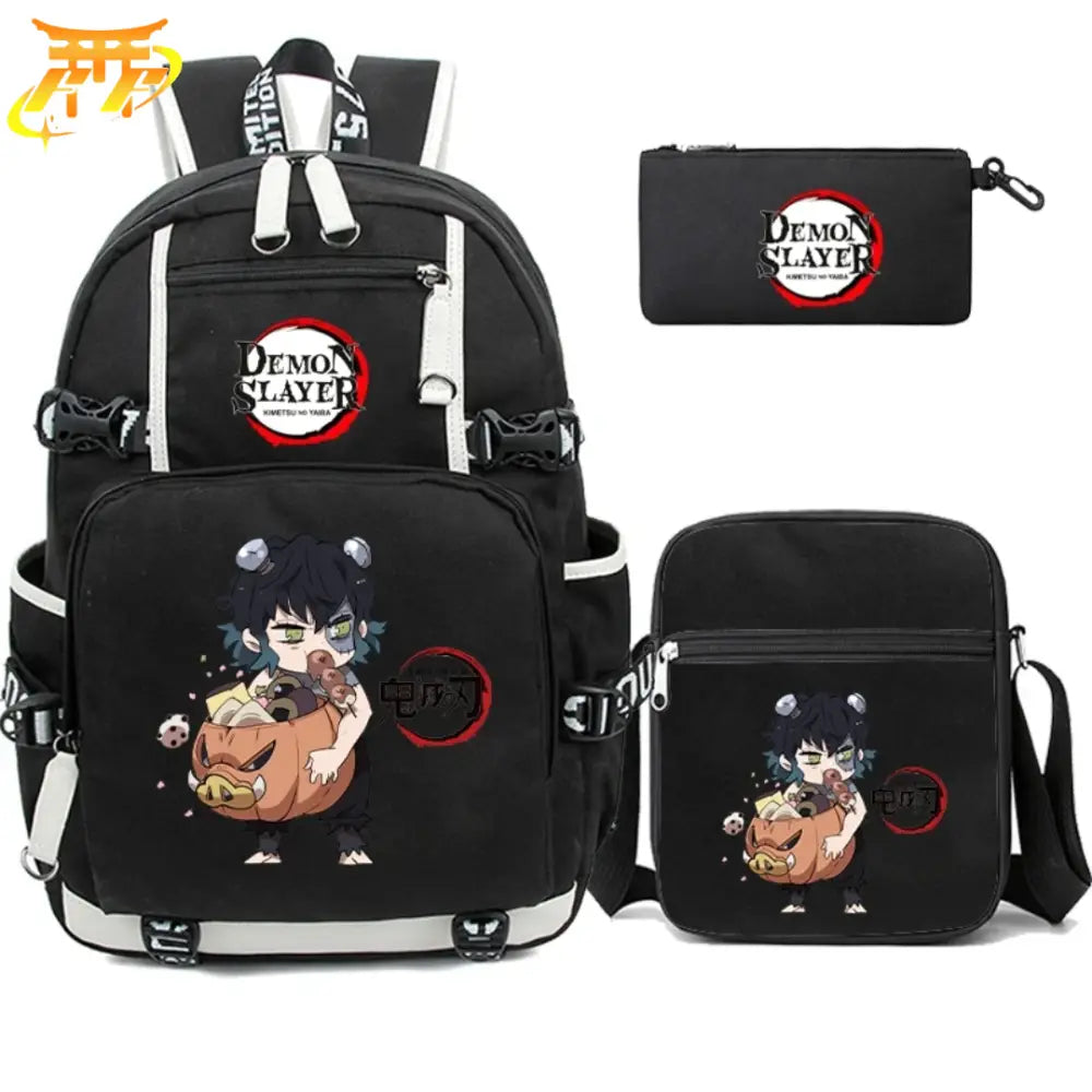Zaino con Astuccio e Borsa Hashibira Inosuke - Demon Slayer™