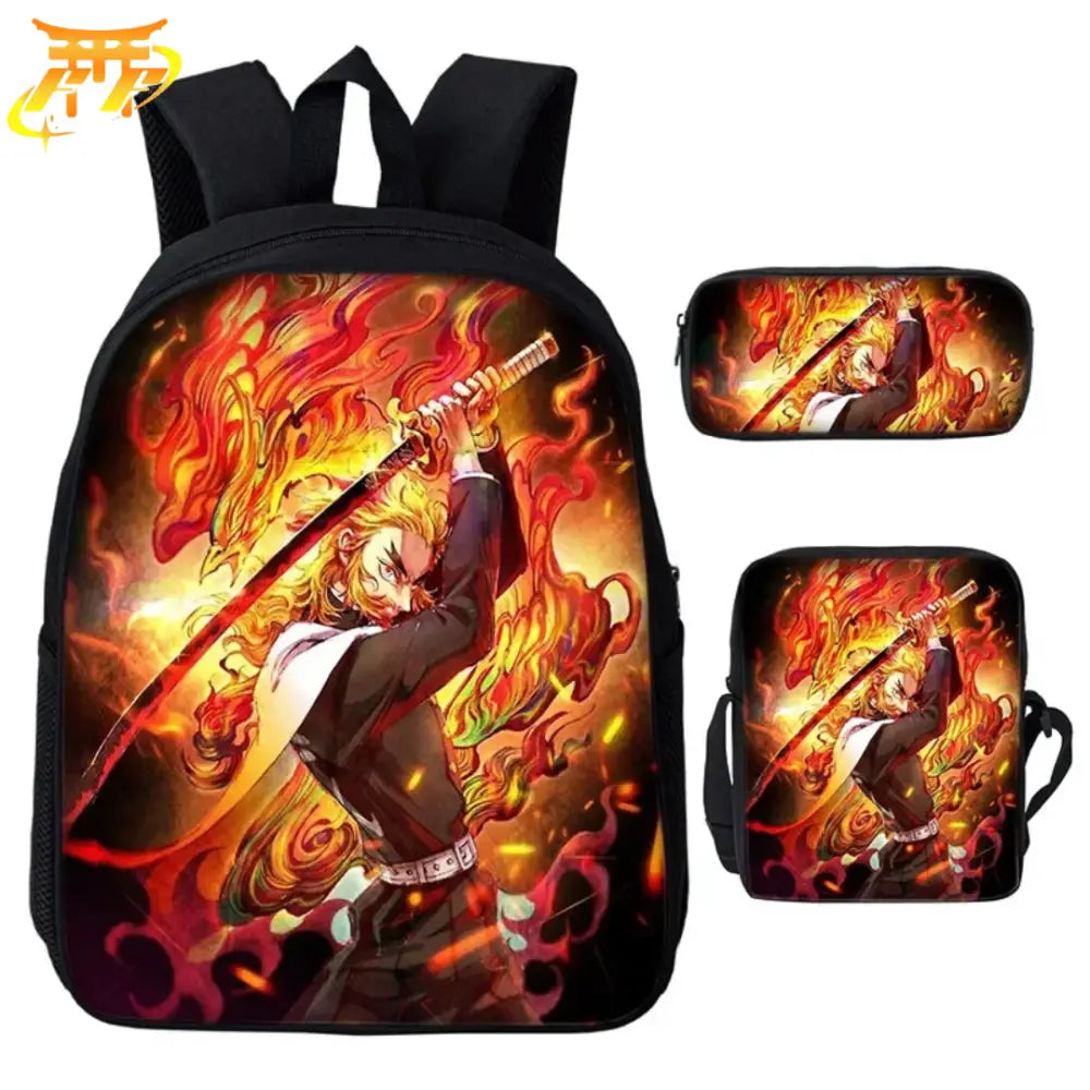 Zaino con Astuccio e Borsa Kyojuro - Demon Slayer™