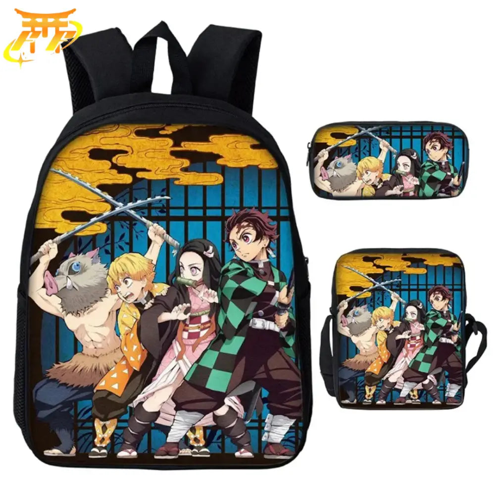 Zaino con Astuccio e Borsa Perfettori di Demoni - Demon Slayer™