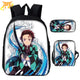 Zaino con Astuccio e Borsa Tanjiro Il Pilastro dell'Acqua - Demon Slayer™