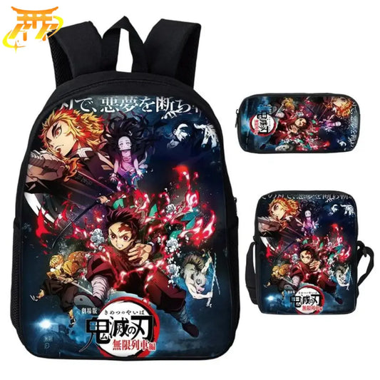 Zaino con Astuccio e Borsa Tanjiro Il Treno dell’Infinito - Demon Slayer™