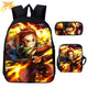 Zaino con Astuccio e Borsa Tanjiro Soffio del Sole - Demon Slayer™
